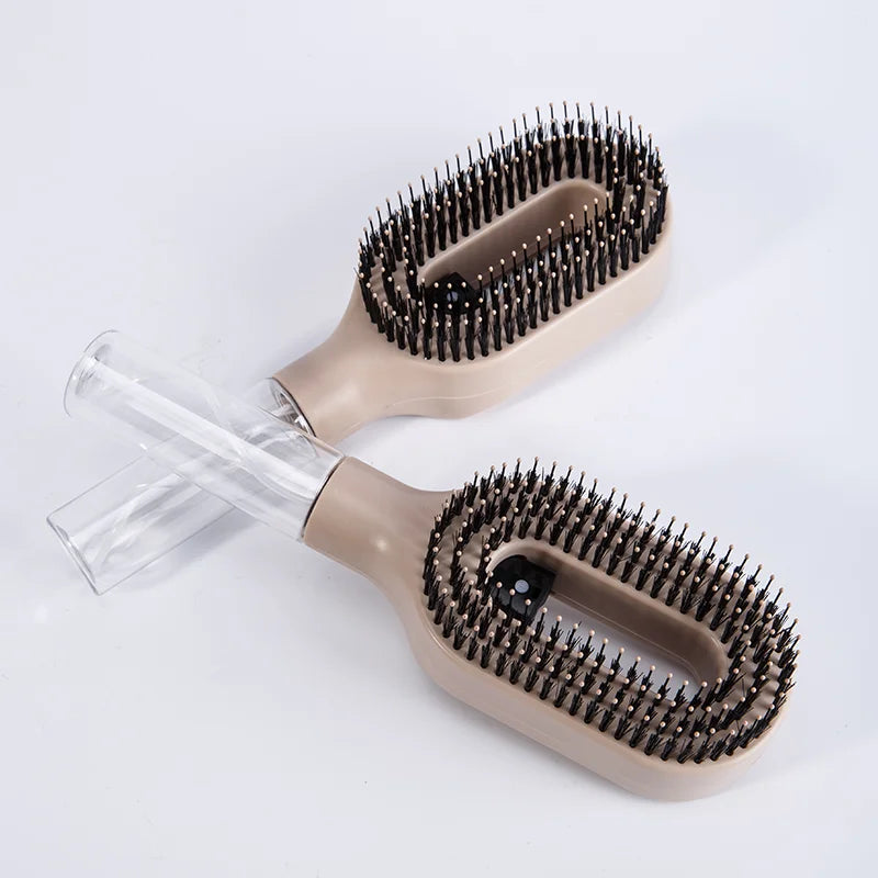 2 in 1 Comb Detangling Hairbrush with Spray Bottle