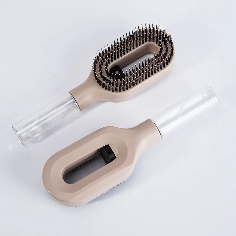 2 in 1 Comb Detangling Hairbrush with Spray Bottle
